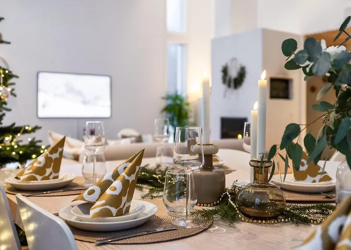 别墅 Nightsky -private Location, Sauna And Jacuzzi 罗瓦涅米