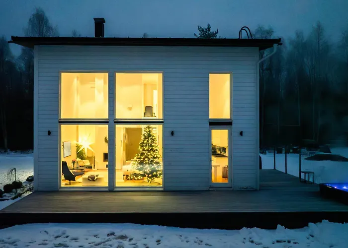 Nightsky -private Location, Sauna And Jacuzzi * 罗瓦涅米